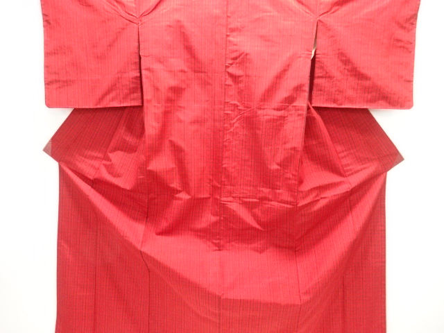 JAPANESE KIMONO / YONEZAWA TSUMUGI / WOVEN GRID